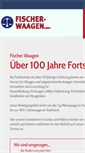 Mobile Screenshot of fischer-waagen.de